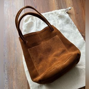 Joji and co hobo bag in brown suede new
